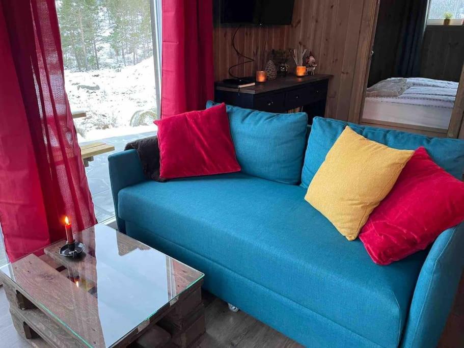 Cosy Cabin Between Lake And Mountain Treungen Buitenkant foto
